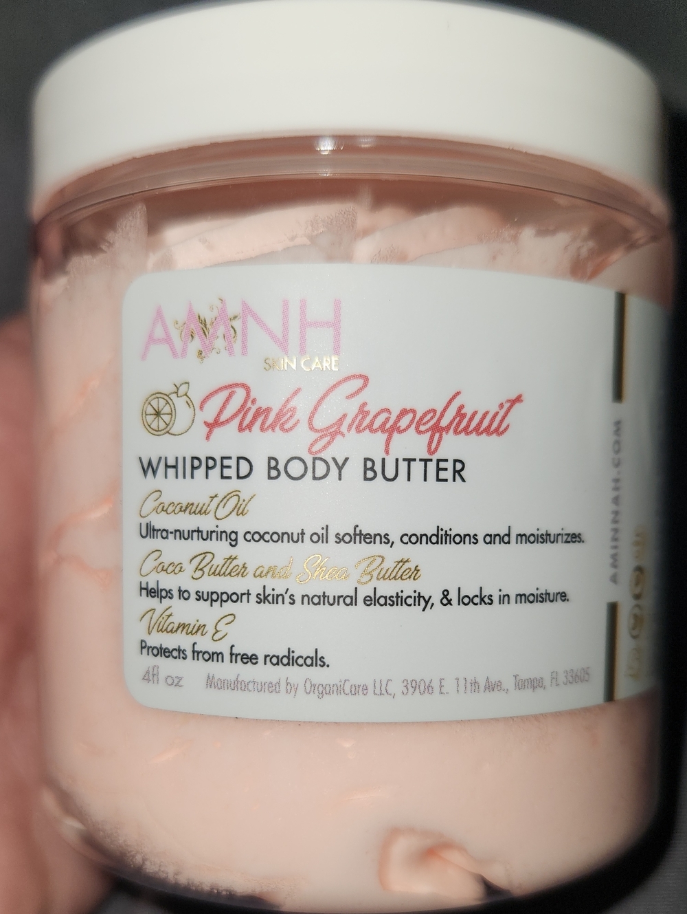 AMNH Pink Grapefruit Whipped Body Butter - Pink